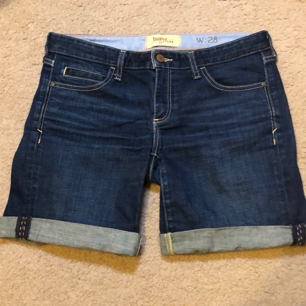 Anthropologie Holding Horses Boyfriend Jean Shorts